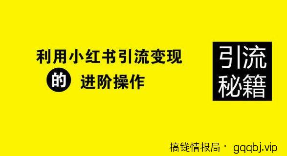 小红书引流方法，适合卖高客单、高利润的产品！-搞钱情报局