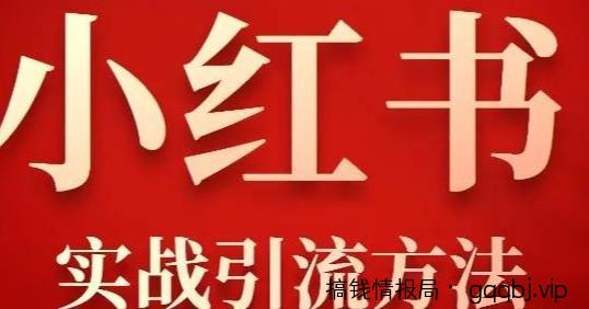 小红书平台引流绝招，小红书详细实战引流方法-搞钱情报局